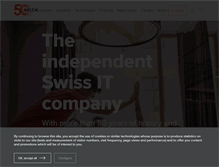 Tablet Screenshot of elca.ch